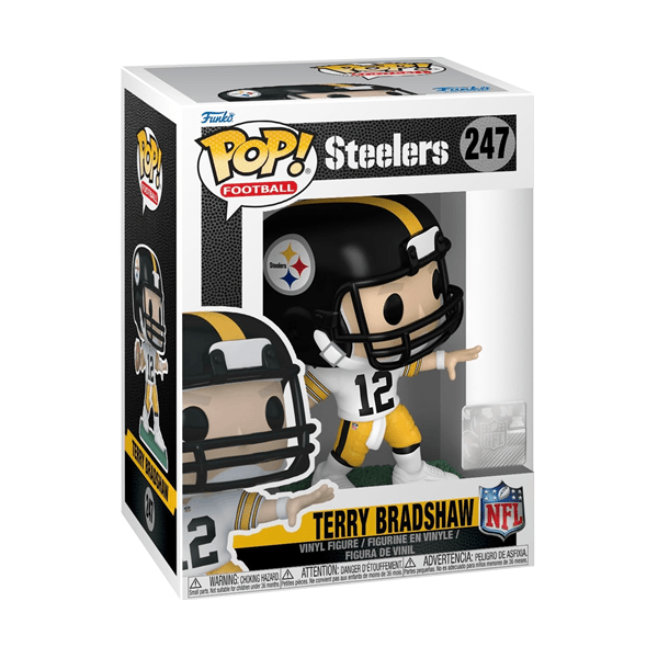 Funko Pop! NFL Legends Steelers: Terry Bradshaw Vinyl Figure Simple magazineracksdirect 