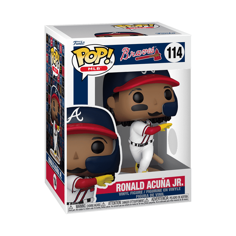 Funko Pop! MLB: Atlanta Braves – Ronald Acuña Jr. (Batting) Simple Funko 
