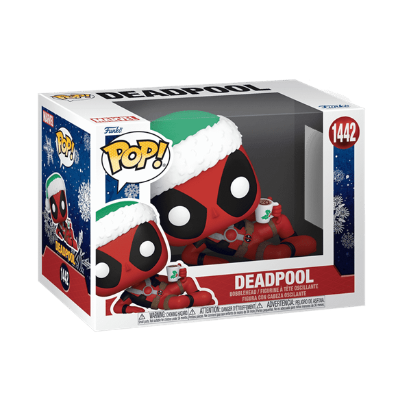 Funko Pop! Marvel: Holiday - Deadpool with Hot Cocoa Figure Simple Funko 