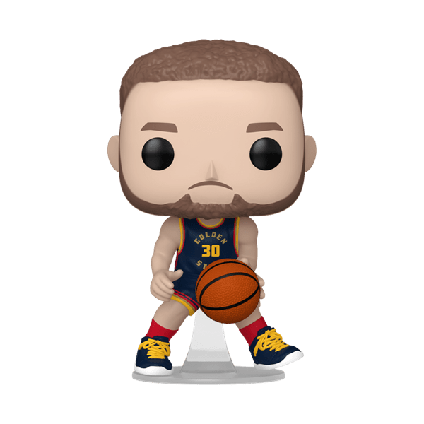 Funko Pop! NBA: Warriors - Stephen Curry (City Edition Uniform 24) Simple Funko 