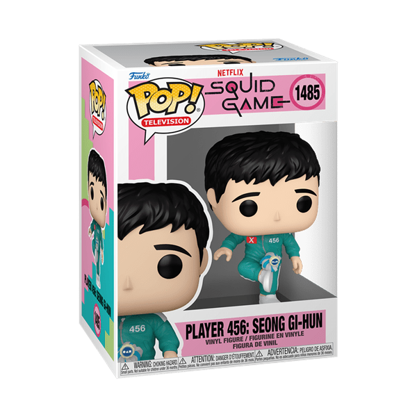 Funko Pop! TV: Squid Game - Player 456: Seong Gi-Hun (Kicking Jegi) Simple Funko 