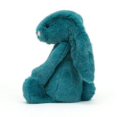 Jellycat: Bashful Mineral Blue Bunny Stuffed Animal - Medium Simple Jellycat 