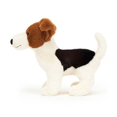 Jellycat: Albert Jack Russell Dog Stuffed Animal - 7" Simple Showcase 