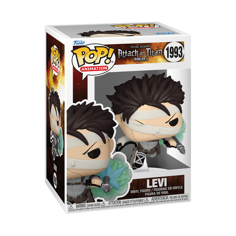 Funko Pop! Anime: Attack on Titan – Levi with Bandages Figure Simple Funko 