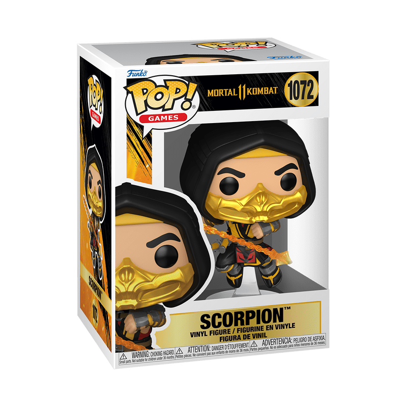 Funko Pop! Games: Mortal Kombat 11 Fatality – Scorpion Simple Funko 