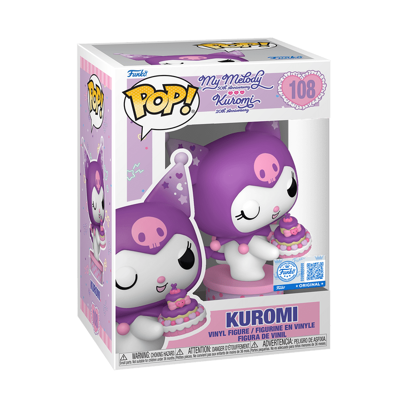 Funko Pop! Hello Kitty: Kuromi with Cake (20th Anniversary) Figure Simple Funko 