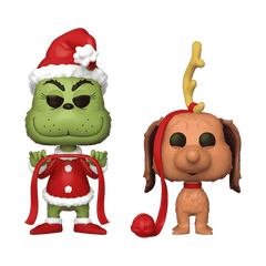 Funko Pop! Books: How The Grinch Stole Christmas - Grinch and Max (2-Pack) Simple Funko 