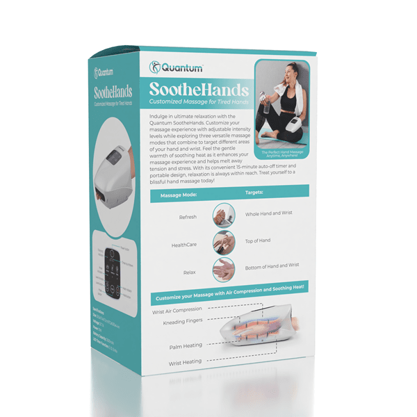 Quantum Soothehands - Hand Massager Simple magazineracksdirect 