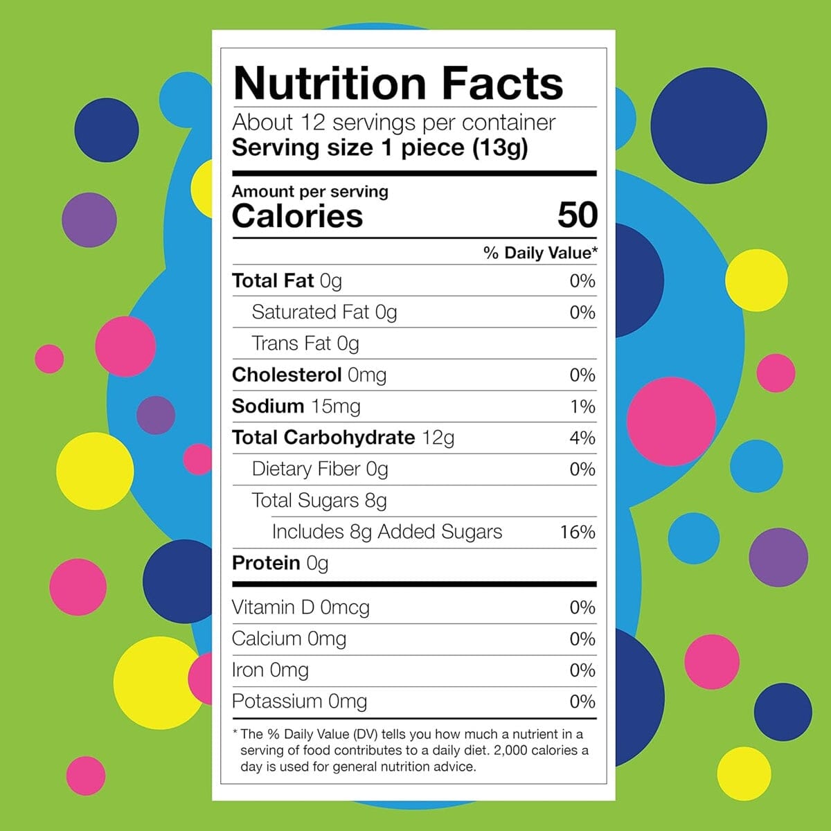 Nerds Candy Canes - 5.3oz Simple Nerds 