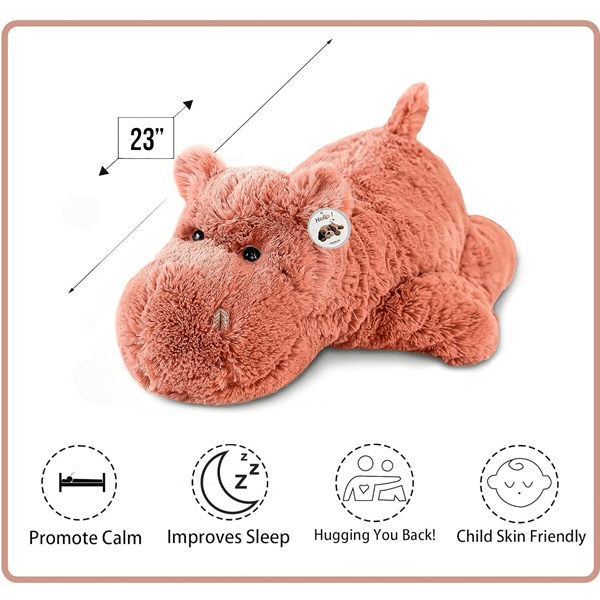 New! Weighted Animal Plush Pillow Toy (Multiple Style) Simple Exclusive 