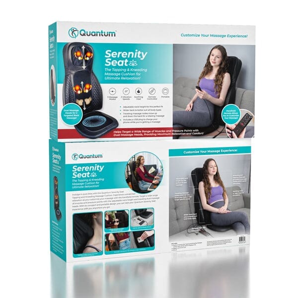 Quantum™ Serenity Seat | Tapping & Kneading Massage Cushion | Pre-Order Preorder magazineracksdirect 