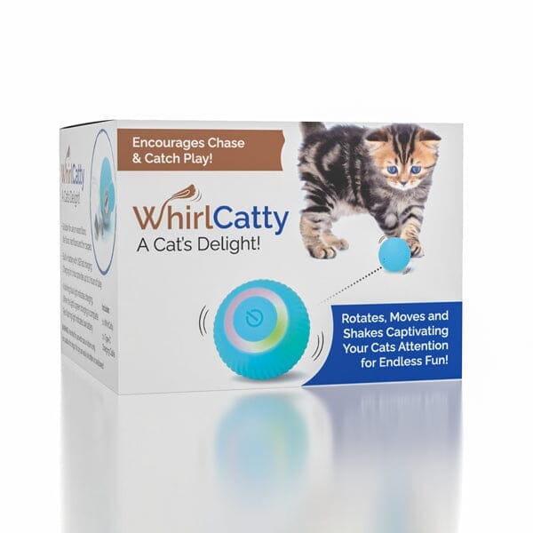 WhirlCatty: The Magic Ball Cat Toy | As Seen On TikTok! | Pre-Order Preorder magazineracksdirect 