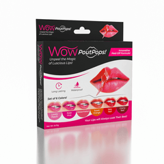WOW PoutPops (6 Colors) | Peel-Off Lip Stain | As Seen On TikTok! Simple WOW Beauty 
