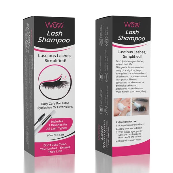 WOW Eyelash Shampoo (50mL) Simple Showcase 