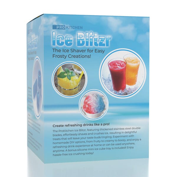 ProKitchen Ice Blitzr Manual Ice Shaver Machine (Includes Ice Cube Tray)