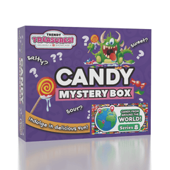 NEW! Trendy Treasures "Candy From Around The World" Mystery Box: A $100 Value! (Pre-Order) Exclusively At magazineracksdirect Preorder magazineracksdirect 