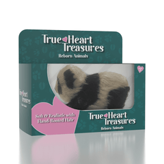True Heart Treasures Reborn Animals: Realistic Mini Silicone Newborn Baby Panda Bear Cub Simple TrueHeart Treasures 