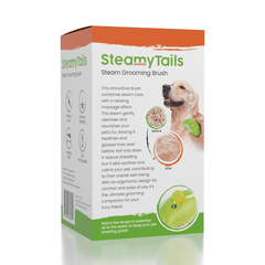 SteamyTails: Silicone Steam Grooming Brush For Cats & Dogs Simple Exclusive 