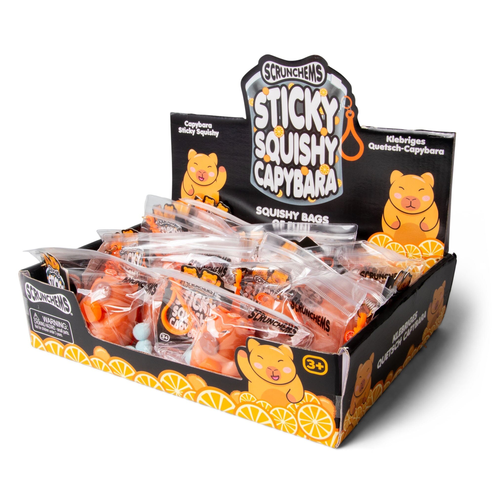 Scrunchems Sticky Squishy Capybara Fidget Toy (1pc) Simple Scrunchems 