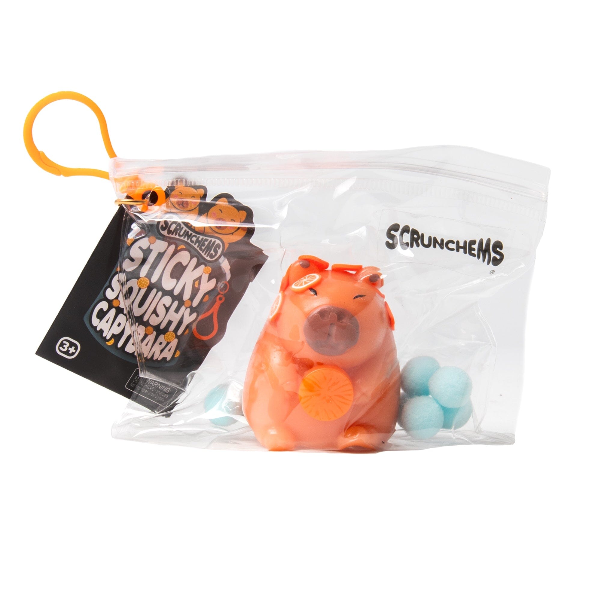 Scrunchems Sticky Squishy Capybara Fidget Toy (1pc) Simple Scrunchems 