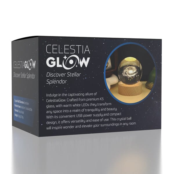 CelestiaGlow LED Crystal Ball With Wooden Base (Multiple Styles) Simple magazineracksdirect 