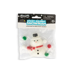 Scrunchems Sticky Squishy Snowman Fidget Toy (1pc) Simple Scrunchems 