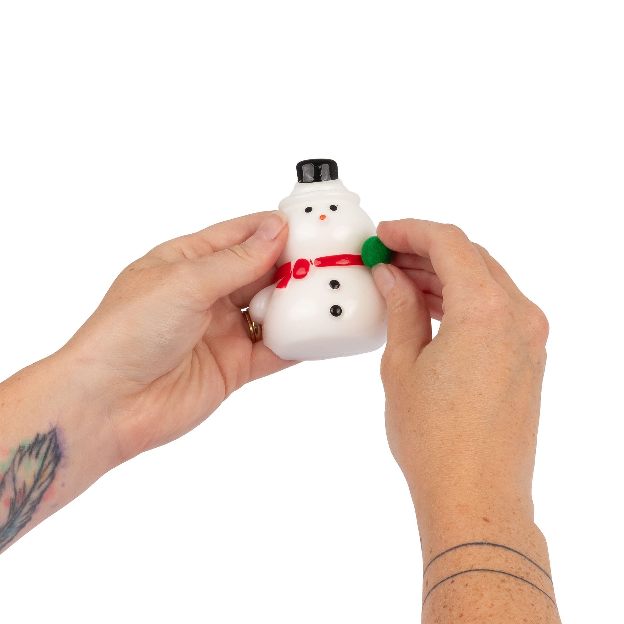 Scrunchems Sticky Squishy Snowman Fidget Toy (1pc) Simple Scrunchems 