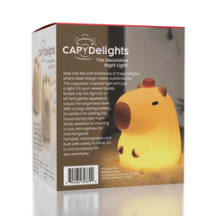 CapyDelights: The Adorable Decorative Capybara Night Light Simple Exclusive 