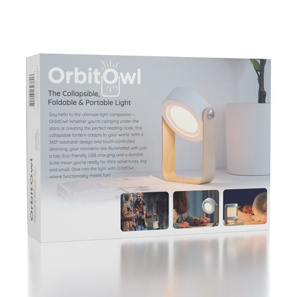 OrbitOwl: The 4-in-1 Collapsable Handheld Lantern Foldable Table Lamp Simple magazineracksdirect 