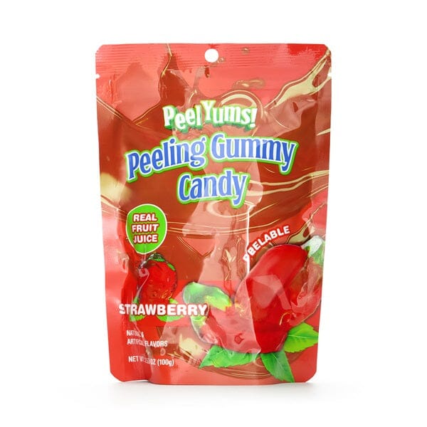 PeelYums Peelable 3D Fruit Gummy Candy (100g) Multiple Flavors Simple Showcase 