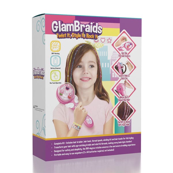 GlamBraids Electric Hair Wrapping DIY Styling Tool Preorder magazineracksdirect 