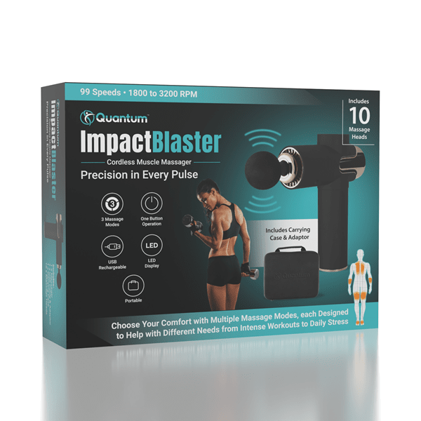 Quantum: ImpactBlaster Cordless Muscle Massager Preorder magazineracksdirect 