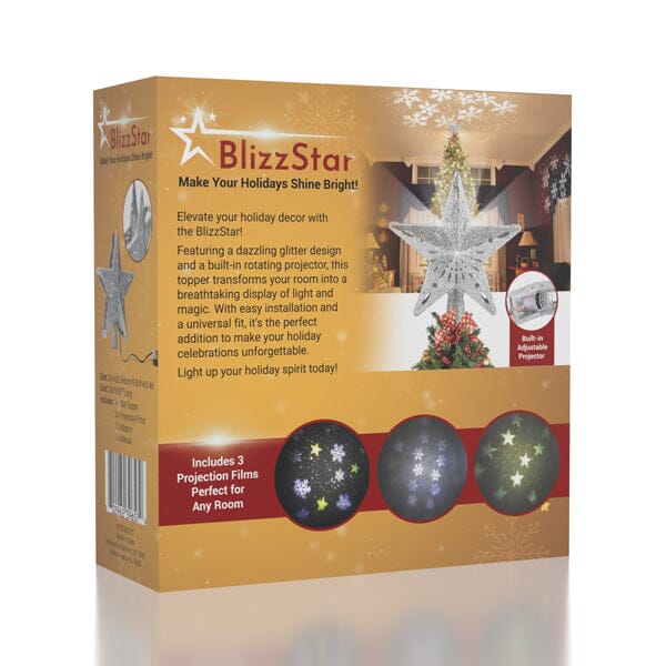 BlizzStar LED Star Christmas Tree Topper With Projector Preorder Showcase 