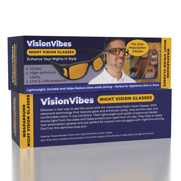 VisionVibes - High Definition Night Vision Glasses Simple magazineracksdirect 