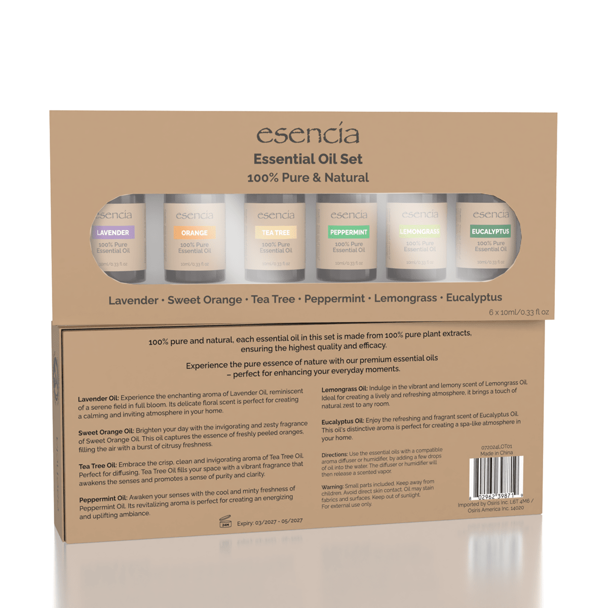 Esencia Essential Oils (6pk) Simple Esencia 