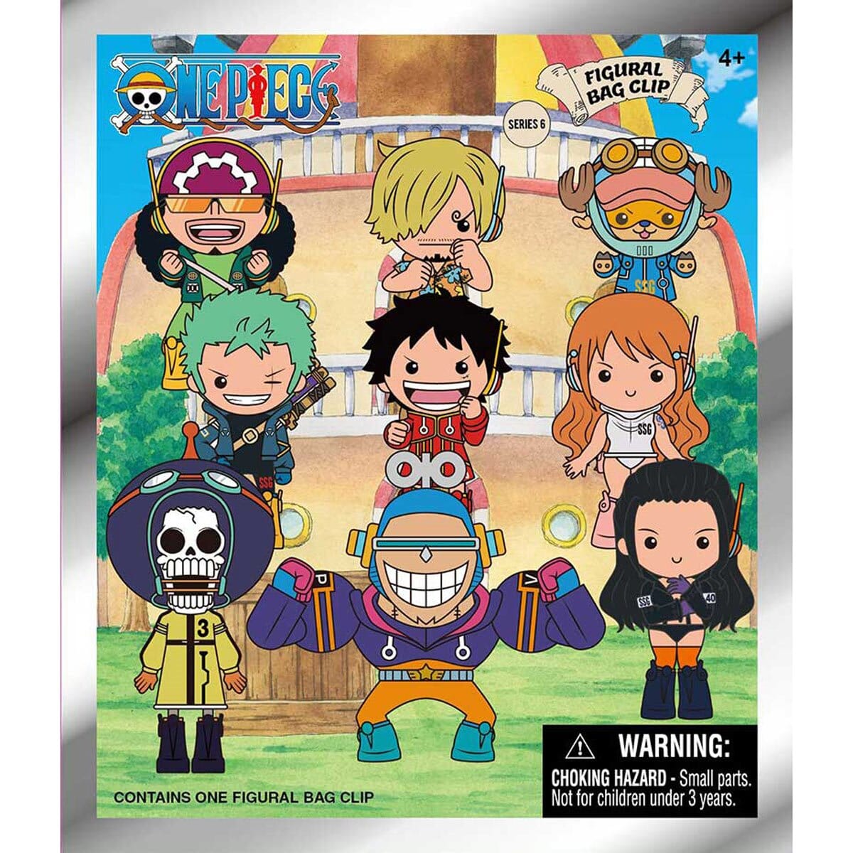 3D Anime: One Piece Foam Bag Clip Series 6 (1pc) Simple One Piece 
