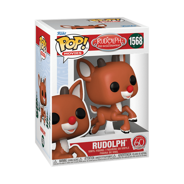 Funko Pop! Movies: Rudolph - The Red Noses Reindeer (60th Anniversary) Flying Figure Simple Funko 