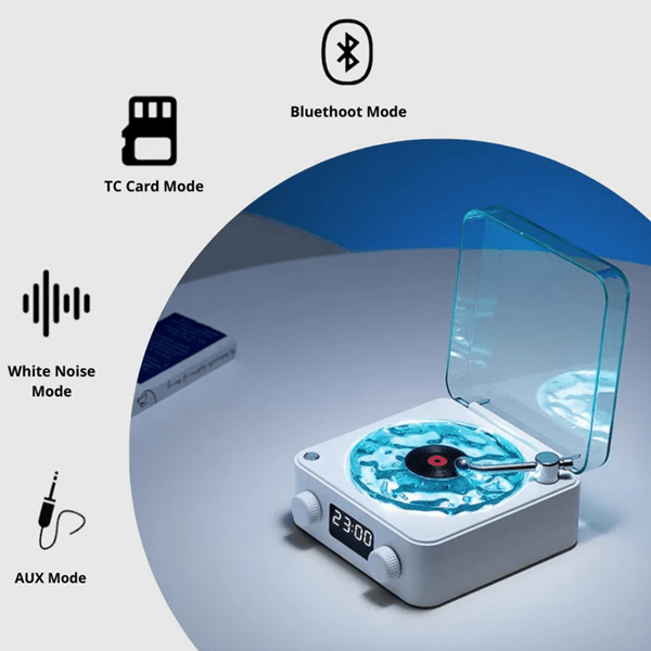 VibeWaves - Waves Speaker White Noise Lamp Projector Preorder magazineracksdirect 