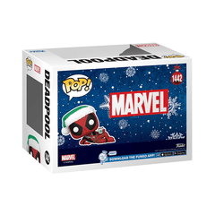 Funko Pop! Marvel: Holiday - Deadpool with Hot Cocoa Figure Simple Funko 