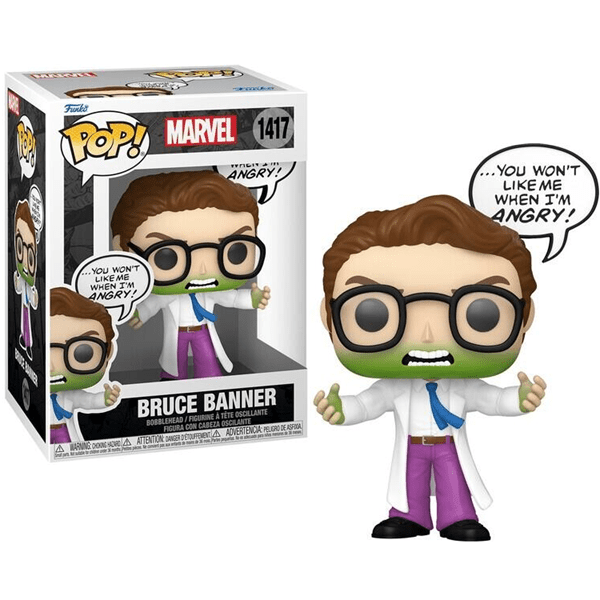 Funko Pop! Marvel: Bruce Banner (Don't Make Me Angry) Simple Funko 