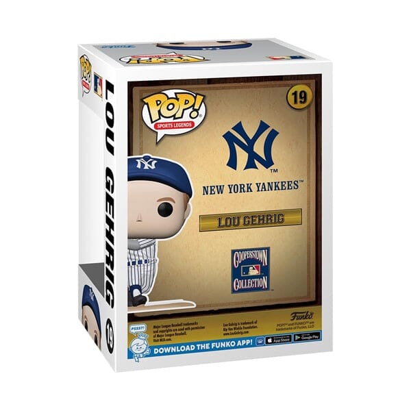 Funko Pop! MLB: Legends - Lou Gehrig with Chase Styles (Styles May Vary) Simple Showcase 