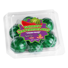 Raindrops Gummy: Liquid Filled Watermelons – 3.8oz Simple Raindrops 