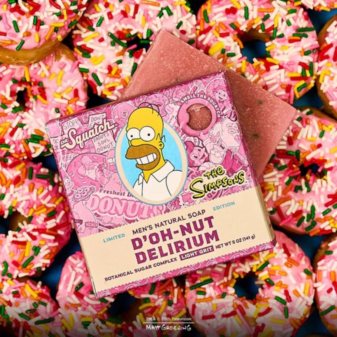 Dr. Squatch® D'oh-Nut Delirium Bar Soap For Men Simple Dr. Squatch 