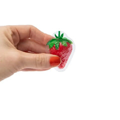 Raindrops Gummy: Liquid Filled Strawberries Gummy - 3.8oz Simple Raindrops 