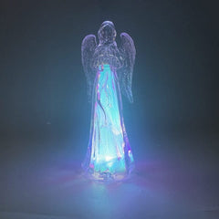 Festive Nights: LED Glitter Candle & LED Glitter Angel Simple magazineracksdirect 