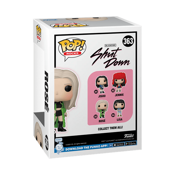 Funko Pop! Rocks: BlackPink - Rosé From Shut Down Simple Funko 