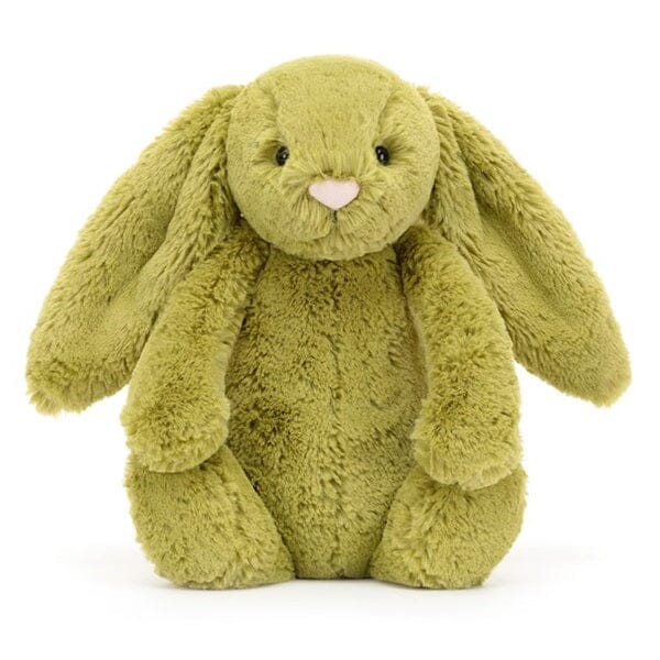 Jellycat: Bashful Moss Bunny Stuffed Animal - Medium Simple Jellycat 