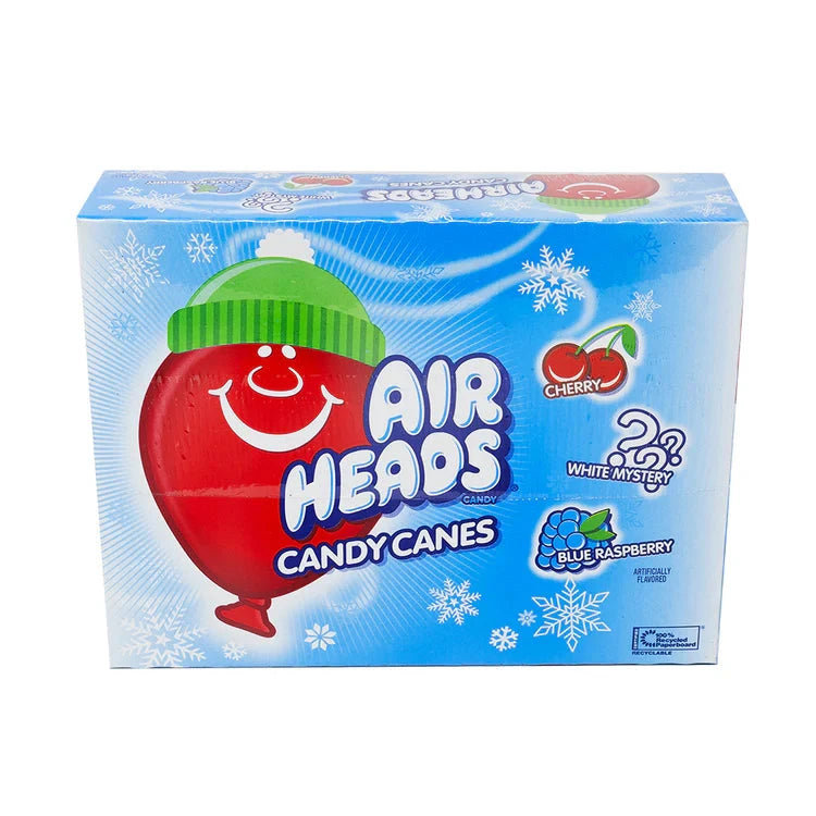 Airheads Candy Canes – Fruity Flavors Holiday Pack (12 Count) Simple Airheads 