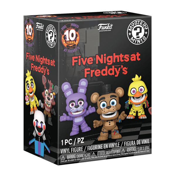 Funko Mystery Minis: Five Nights at Freddy's - 10th Anniversary (1 Pc) Simple Funko 