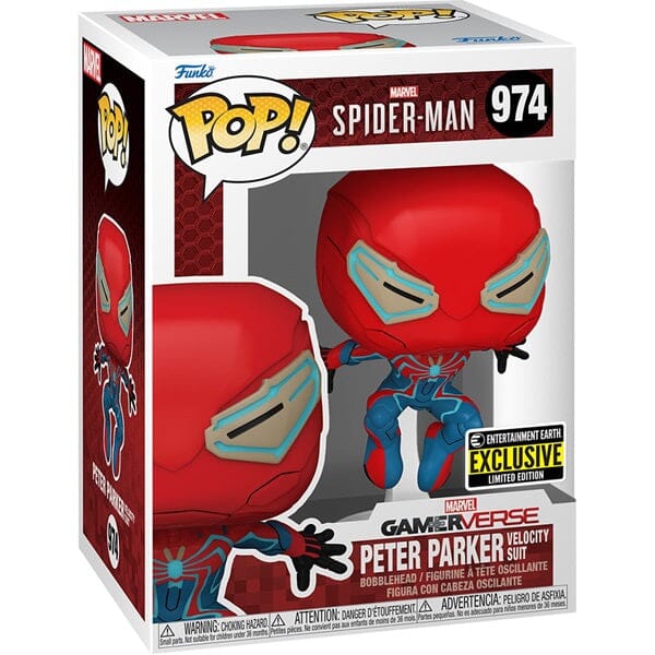 Funko POP! Games: Spider-Man 2 - Peter Parker in Velocity Suit Simple magazineracksdirect 